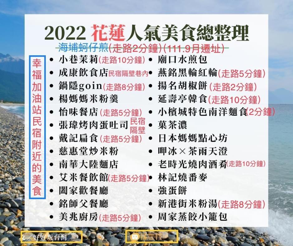 幸福加油站電梯民宿 -近東大門夜市 Città di Hualien Esterno foto